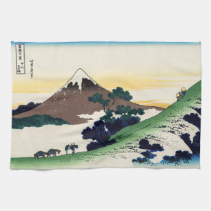 Katsushika Hokusai - Inume pass, Kai province Kitchen Towel