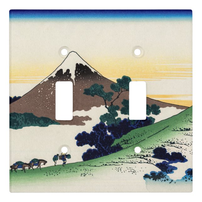 Katsushika Hokusai - Inume pass, Kai province Light Switch Cover (Front)