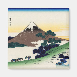 Katsushika Hokusai - Inume pass, Kai province Magnet