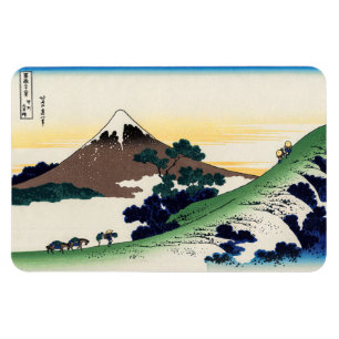 Katsushika Hokusai - Inume pass, Kai province Magnet