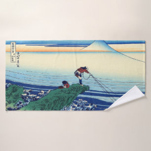 Katsushika Hokusai - Kajikazawa in Kai province Bath Towel Set