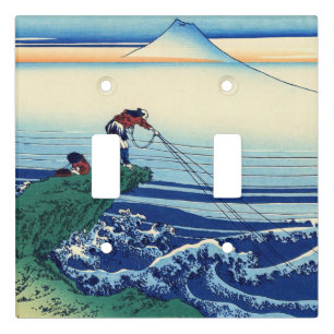 Katsushika Hokusai - Kajikazawa in Kai province Light Switch Cover