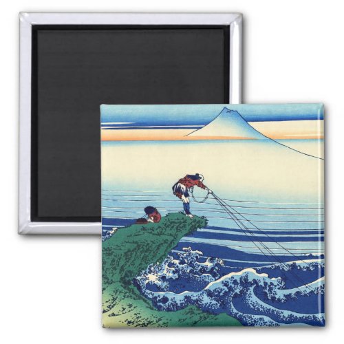 Katsushika Hokusai _ Kajikazawa in Kai province Magnet