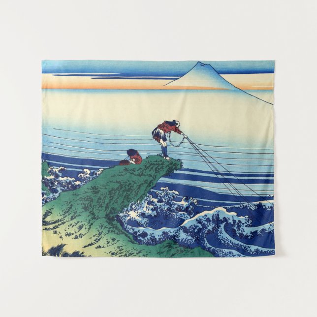 Katsushika Hokusai - Kajikazawa in Kai province Tapestry (Front (Horizontal))