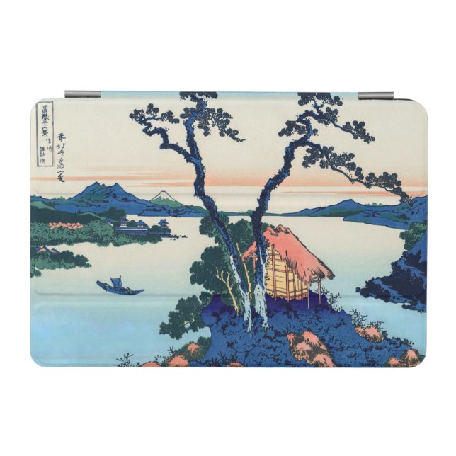 Katsushika Hokusai - Lake Suwa in Shinano province iPad Mini Cover (Horizontal)