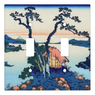 Katsushika Hokusai - Lake Suwa in Shinano province Light Switch Cover