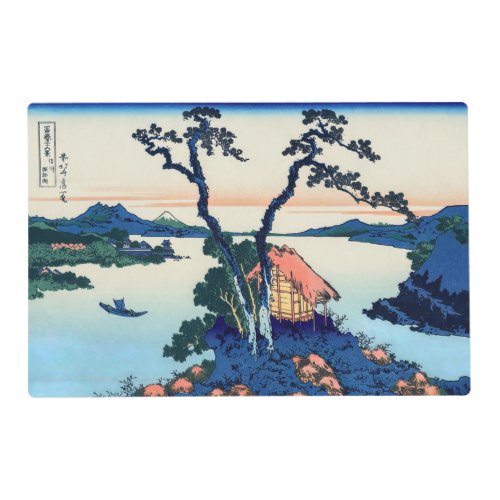 Katsushika Hokusai _ Lake Suwa in Shinano province Placemat