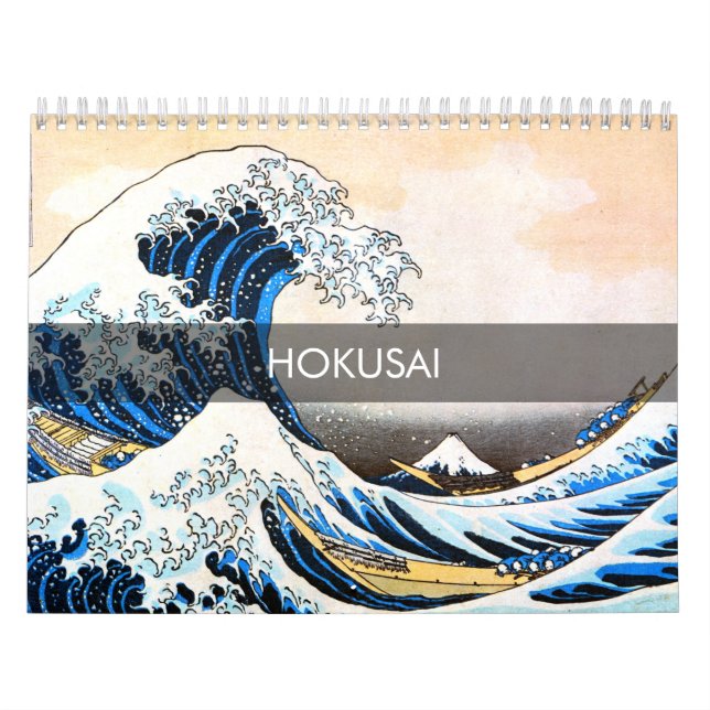 Katsushika Hokusai Masterpiece Calendar (Cover)