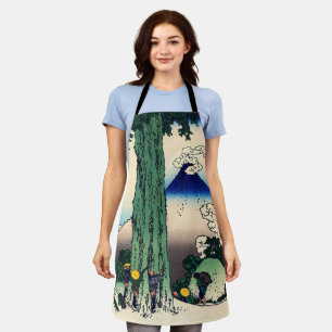 Katsushika Hokusai - Mishima Pass in Kai Province Apron