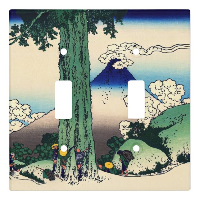 Katsushika Hokusai - Mishima Pass in Kai Province Light Switch Cover (Front)