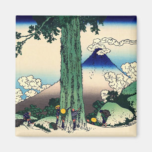 Katsushika Hokusai - Mishima Pass in Kai Province Magnet