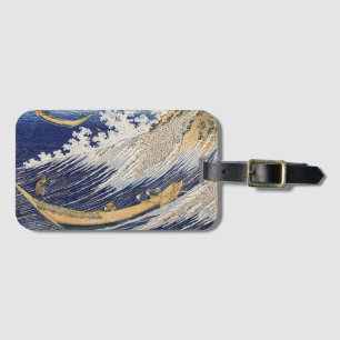 Katsushika Hokusai. Ocean waves Luggage Tag