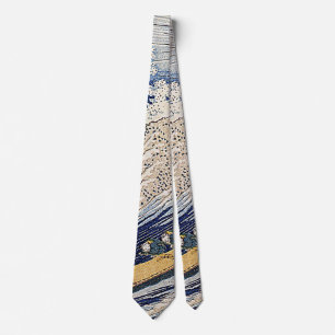 Katsushika Hokusai. Ocean waves Neck Tie