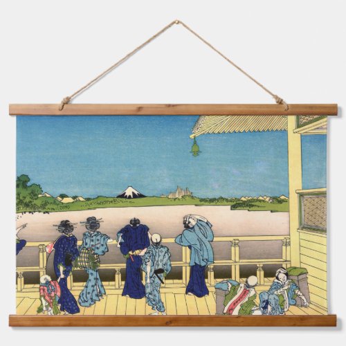 Katsushika Hokusai _ Sazai hall Temple 500 Rakan Hanging Tapestry