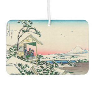 Katsushika Hokusai - Tea house at Koishikawa Air Freshener