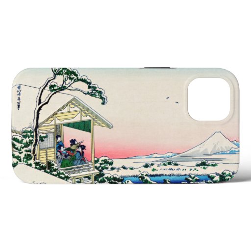 Katsushika Hokusai - Tea house at Koishikawa iPhone 13 Case