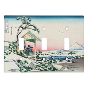 Katsushika Hokusai - Tea house at Koishikawa Light Switch Cover