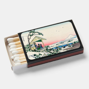 Katsushika Hokusai - Tea house at Koishikawa Matchboxes