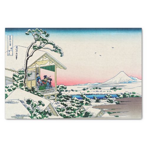 Katsushika Hokusai _ Tea house at Koishikawa Tissue Paper