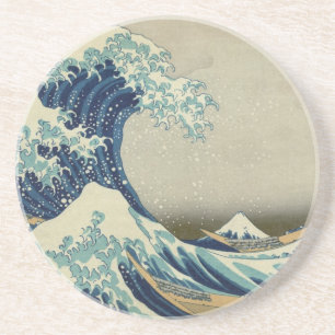 Katsushika Hokusai: The Great Wave at Kanagawa Drink Coaster