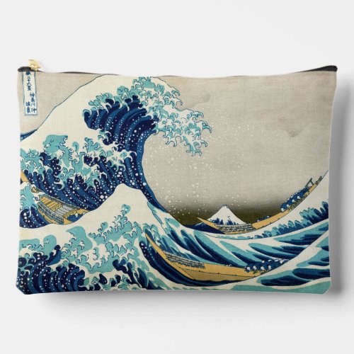 Katsushika Hokusai _ The Great Wave off Kanagawa Accessory Pouch