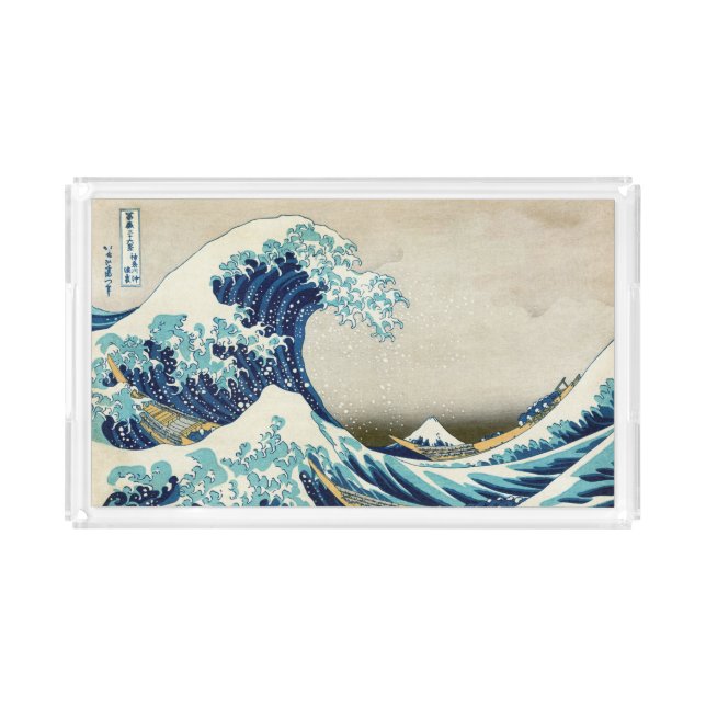 Katsushika Hokusai - The Great Wave off Kanagawa Acrylic Tray (Front)
