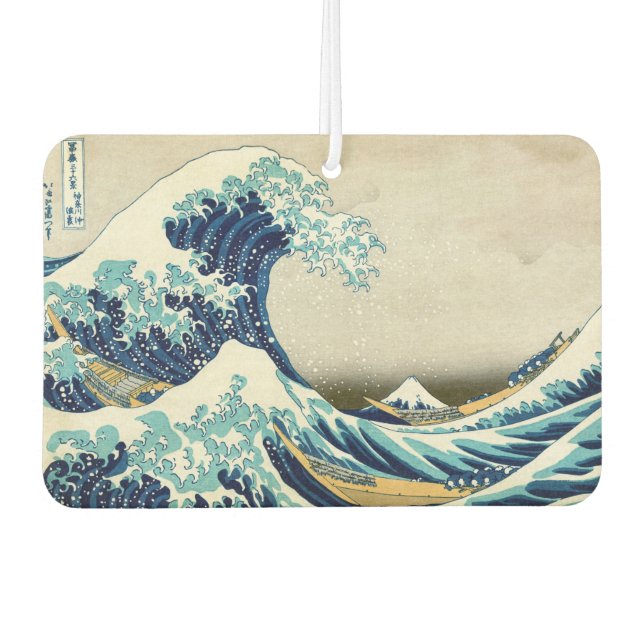 Katsushika Hokusai - The Great Wave off Kanagawa Air Freshener (Front)