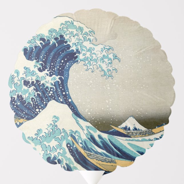 Katsushika Hokusai - The Great Wave off Kanagawa Balloon (Front)