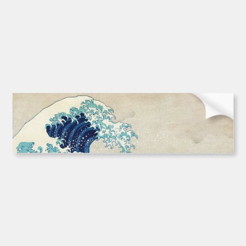 Katsushika Hokusai _ The Great Wave off Kanagawa Bumper Sticker