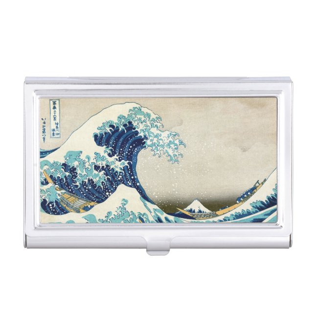 Katsushika Hokusai - The Great Wave off Kanagawa Business Card Case (Front)