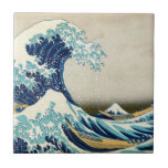 Katsushika Hokusai - The Great Wave Off Kanagawa Ceramic Tile at Zazzle