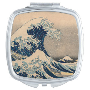 Katsushika Hokusai. The Great Wave off Kanagawa Compact Mirror