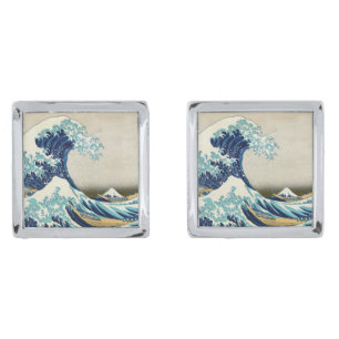 Katsushika Hokusai - The Great Wave off Kanagawa Cufflinks