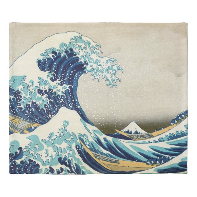 Katsushika Hokusai - The Great Wave off Kanagawa Duvet Cover (Front)