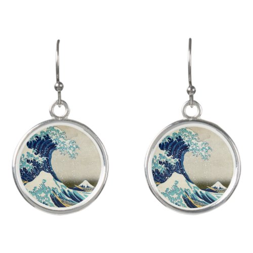 Katsushika Hokusai _ The Great Wave off Kanagawa Earrings