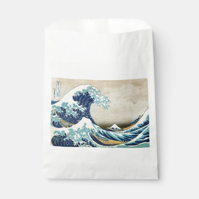 Katsushika Hokusai - The Great Wave off Kanagawa Favor Bag (Front)