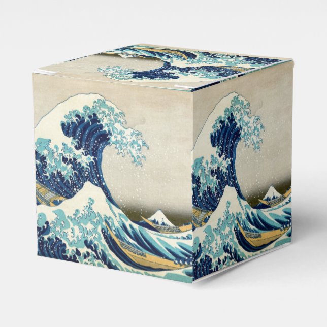 Katsushika Hokusai - The Great Wave off Kanagawa Favor Boxes (Front Side)