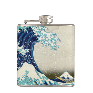 Katsushika Hokusai - The Great Wave off Kanagawa Flask