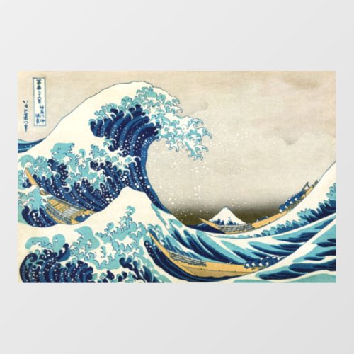 Katsushika Hokusai _ The Great Wave off Kanagawa Floor Decals