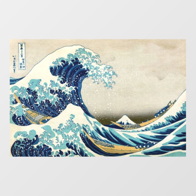 Katsushika Hokusai - The Great Wave off Kanagawa Floor Decals (Front)