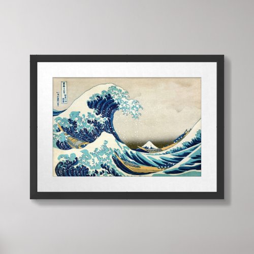 Katsushika Hokusai _ The Great Wave off Kanagawa Framed Art