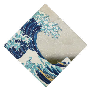 Katsushika Hokusai - The Great Wave off Kanagawa Graduation Cap Topper