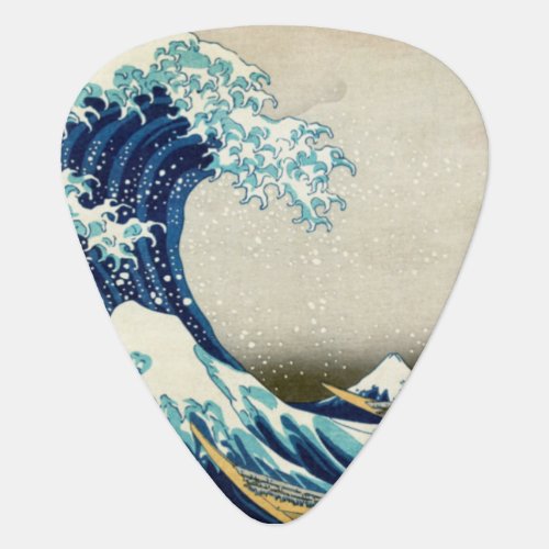 Katsushika Hokusai _ The Great Wave off Kanagawa Guitar Pick