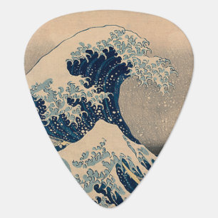 Katsushika Hokusai. The Great Wave off Kanagawa    Guitar Pick