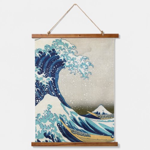 Katsushika Hokusai _ The Great Wave off Kanagawa Hanging Tapestry