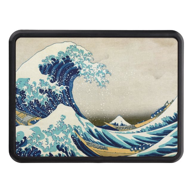 Katsushika Hokusai - The Great Wave off Kanagawa Hitch Cover (Front)