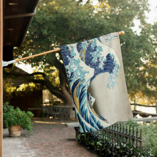 Katsushika Hokusai - The Great Wave off Kanagawa House Flag