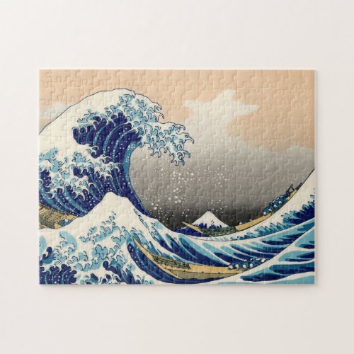 KATSUSHIKA HOKUSAI _ The great wave off Kanagawa Jigsaw Puzzle