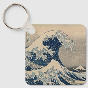Katsushika Hokusai. The Great Wave off Kanagawa Keychain