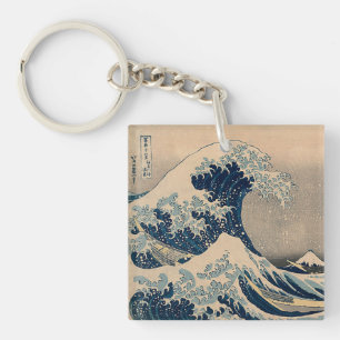 Katsushika Hokusai. The Great Wave off Kanagawa Keychain